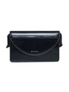 Marni Logo-print Shoulder Bag In Black