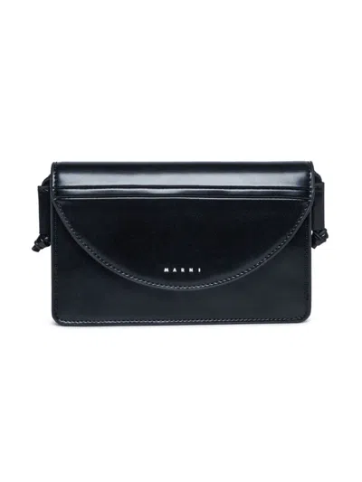 MARNI LOGO-PRINT SHOULDER BAG