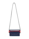Marni Logo-print Shoulder Bag In Blue