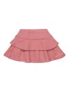 Marni Logo-print Skirt In Pink