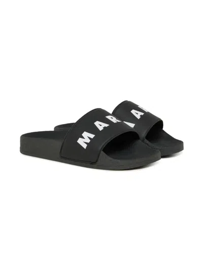 MARNI LOGO-PRINT SLIDES