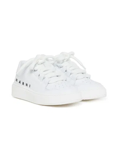 MARNI LOGO-PRINT SNEAKERS