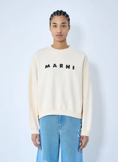 MARNI LOGO PRINT SWEATSHIRT