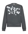 Marni Logo Printed Crewneck Sweatshirt In Black