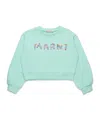 Marni Logo-print Sweatshirt In Green