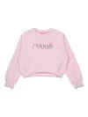 Marni Felpa Girocollo Con Holiday Logo In Pink