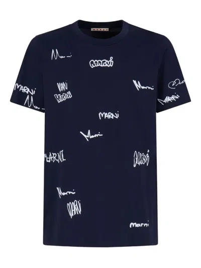 MARNI LOGO-PRINT T-SHIRT