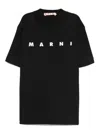 Marni Logo-print Crew-neck T-shirt In Black