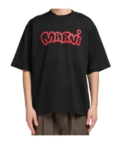 MARNI LOGO-PRINT T-SHIRT