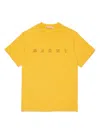 Marni Kids Logo T-shirt In Gelb