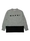 Marni Logo-print T-shirt In Gray