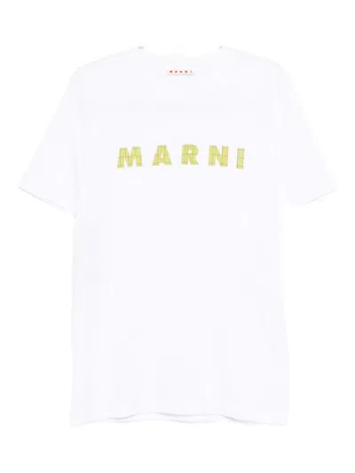 Marni Logo-print T-shirt In Multi