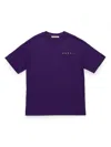 Marni Logo-print T-shirt In Purple