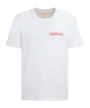 Marni Logo Patch Crewneck T-shirt In White