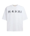 Marni Pop Fields Logo Graphic T-shirt In White