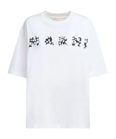 MARNI MARNI POP FIELDS LOGO T-SHIRT