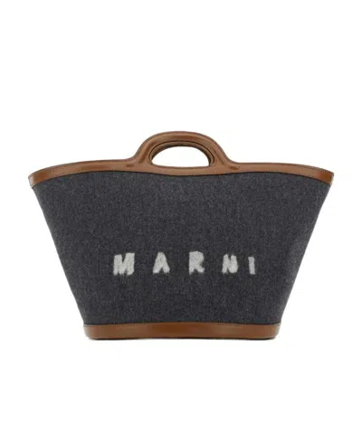 MARNI MARNI TROPICALIA LOGO DETAILED SMALL SHOULDER BAG