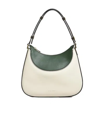 Marni Logo-print Tote Bag In White