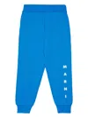 Marni Logo-print Track Pants In Blue