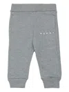 Marni Logo-print Track Pants In Gray