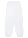 Marni Outline Branded Jogger Pants In White
