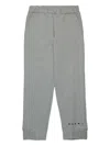 Marni Logo-print Trousers In Gray