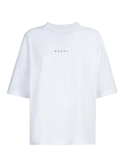 Marni Camiseta - Blanco In White