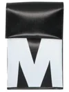 Marni Logo Credit Card Holder On Shoulder In Blue