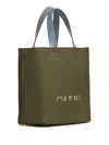 Marni Logo-printed Leather Tote Bag