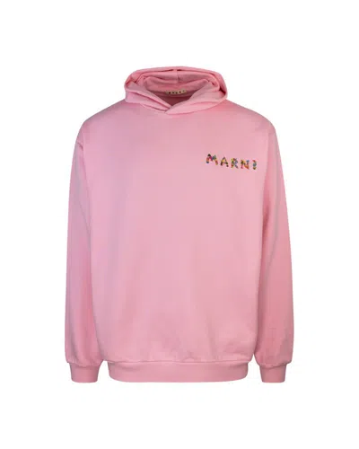 Marni Logo Printed Long In Pink