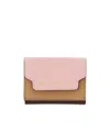 Marni Logo Printed Panelled Compact Wallet In Multi