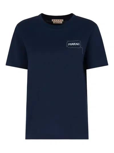 Marni T-shirt Mit Logo-print
