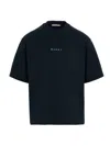 Marni Crew Neck Short Sleeves In Black