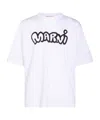 Marni T-shirt With Print In White