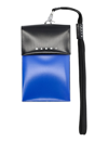 MARNI MARNI LOGO PRINTED TWO TONED STRAPPY PHONE POUCH