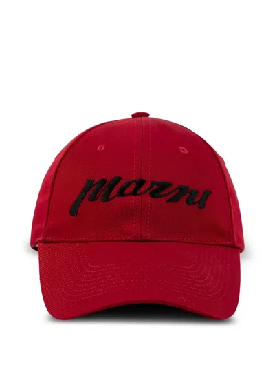 Marni Logo "red" Cap