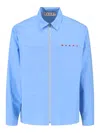 Marni Logo Shirt In Blue