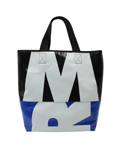 Marni Logo Shopper's Tote Bag In Multicolor Polyester