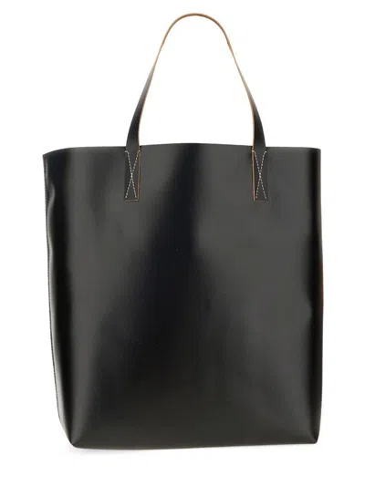 Marni Logo Shopping Bag In Multi