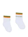 Marni Logo Socks In White