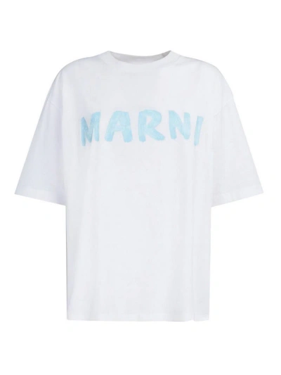 Marni Camiseta - Blanco In White