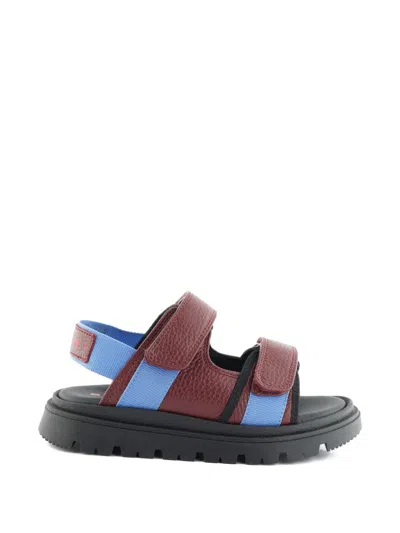 Marni Logo Strap Sandals In Multi