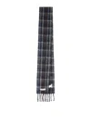 Marni Soft Fringed Scarf Multicolored Pattern In Black