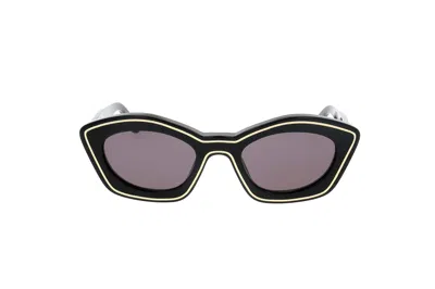 Marni Logo Sunglasses In Gray