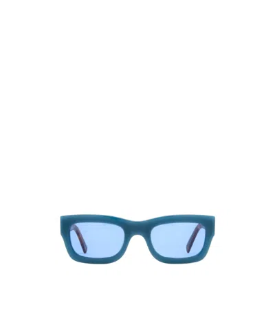 Marni Logo Sunglasses In Blue
