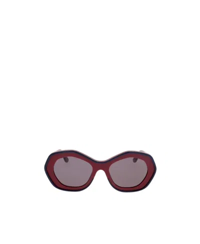 Marni Logo Sunglasses In Gray