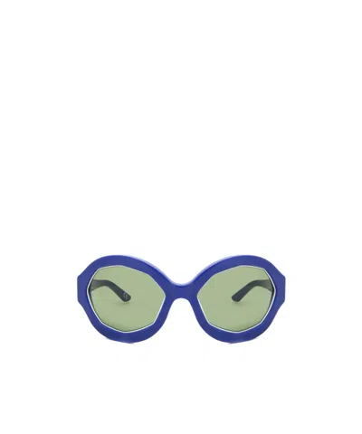 Marni Logo Sunglasses In Gray