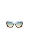 Marni Logo Sunglasses In Green