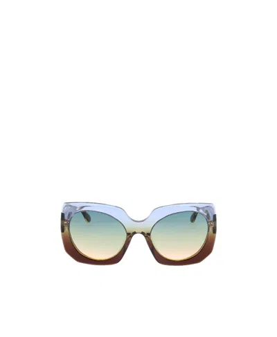 Marni Logo Sunglasses In Multi