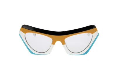 Marni Logo Sunglasses In White
